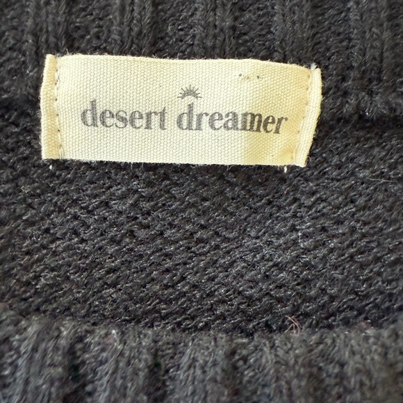 Desert Dreamer YinYang Black Pullover Sweater Size XS - Picture 4 of 9
